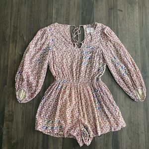 Anthropology Holding Horses Romper
